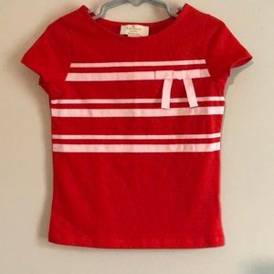 {Kate Spade} NWT! Red Shirt w/ Pink Ribbons & Bows